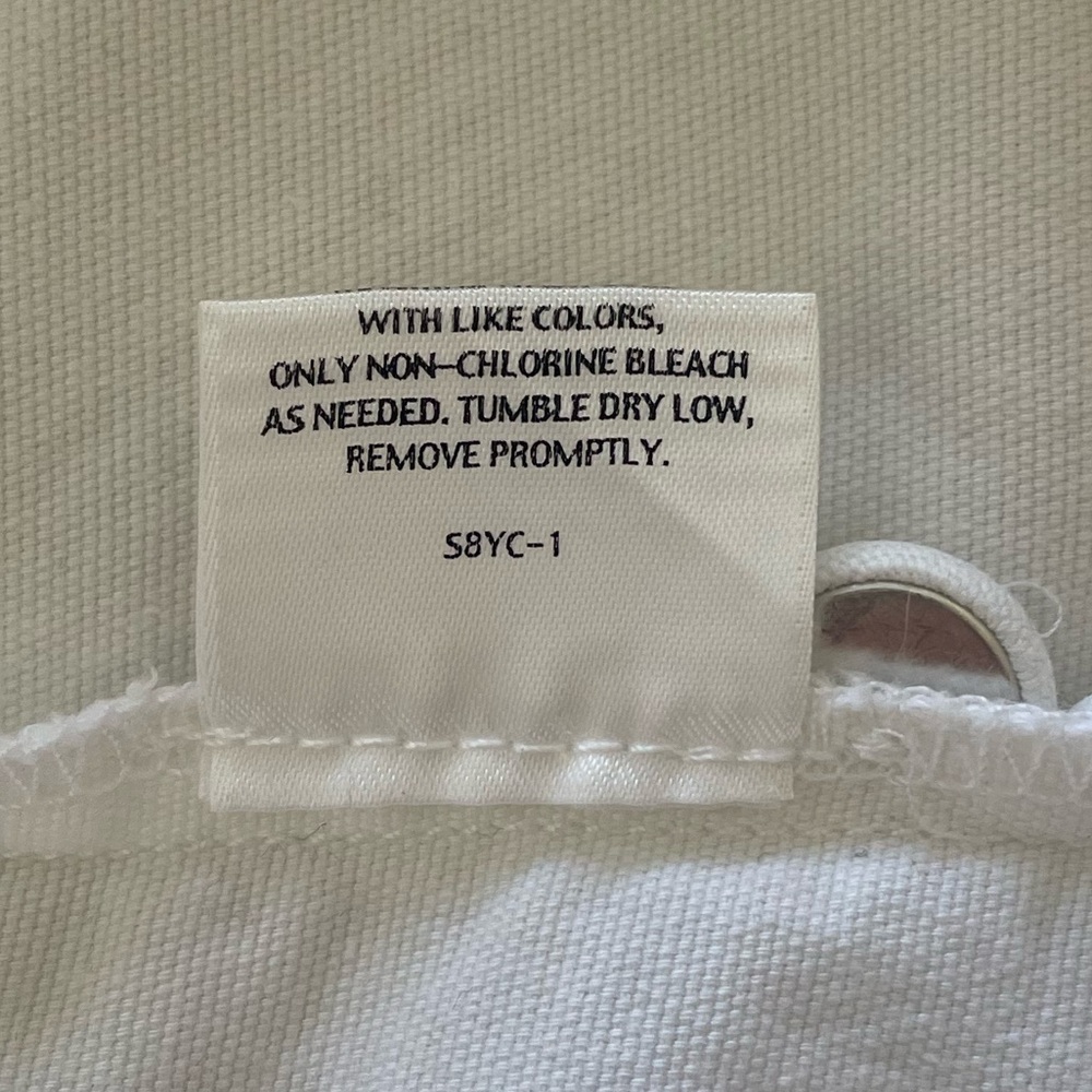 Eileen Fisher White Organic Cotton Canvas Jacket Blazer S EUC - Picture 11 of 16